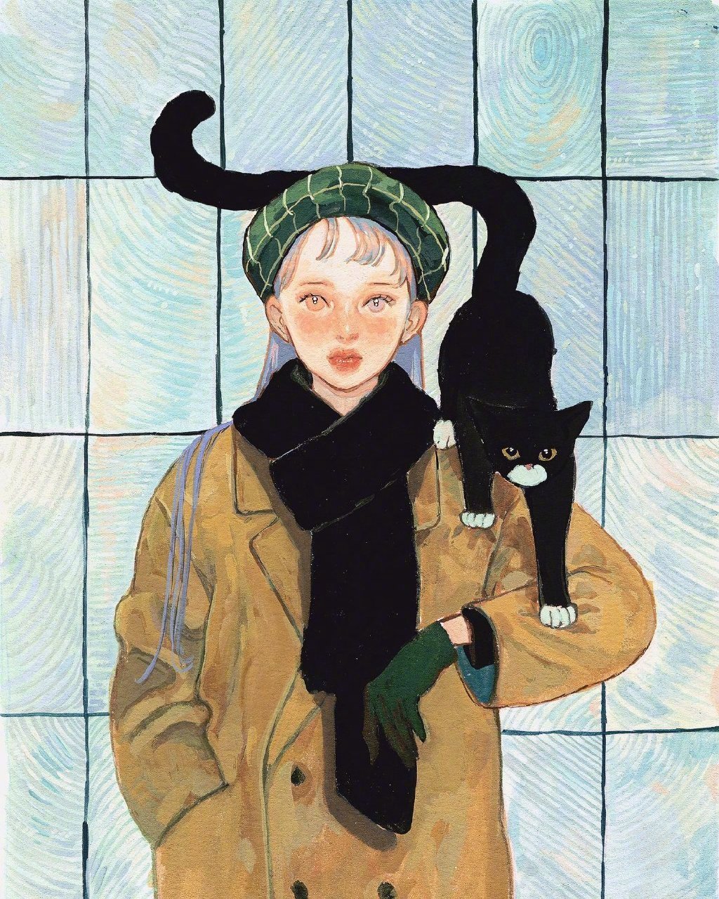 画师noma笔下温柔的少年少女.