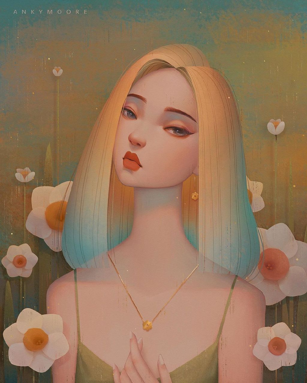 插画师 ankymoore 笔下的复古时尚人物插画……__财经头条