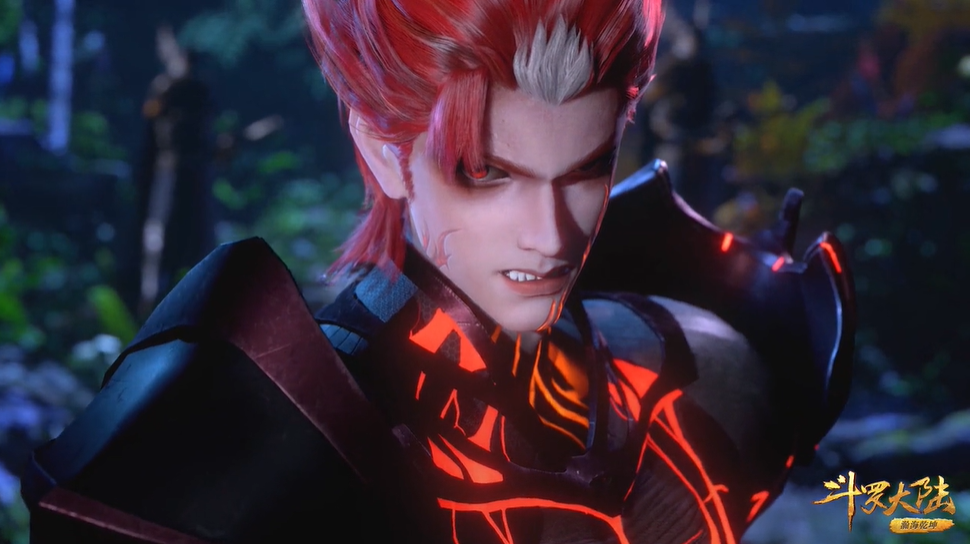 【放烟花,给小舞报信】唐三成功激怒炎之后,炎果然动手,唐三将炎击飞