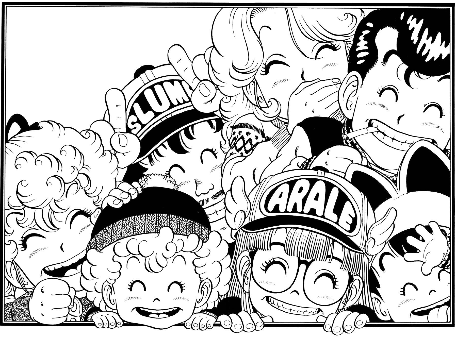 『鸟山明』原作漫画《阿拉蕾》系列插画__财经头条