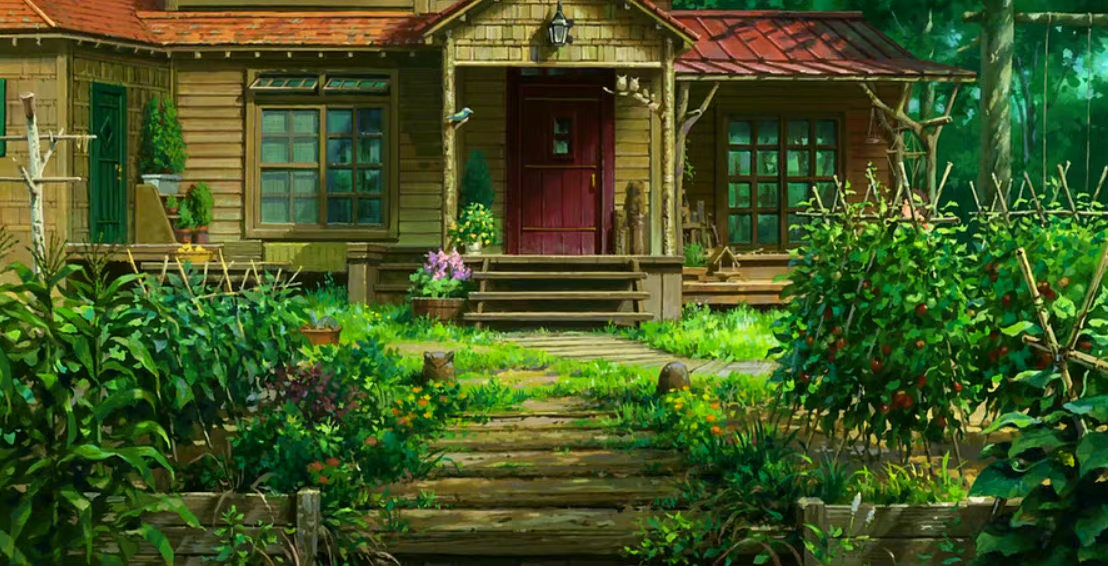 动漫中的夏日乡村场景,清新治愈__财经头条