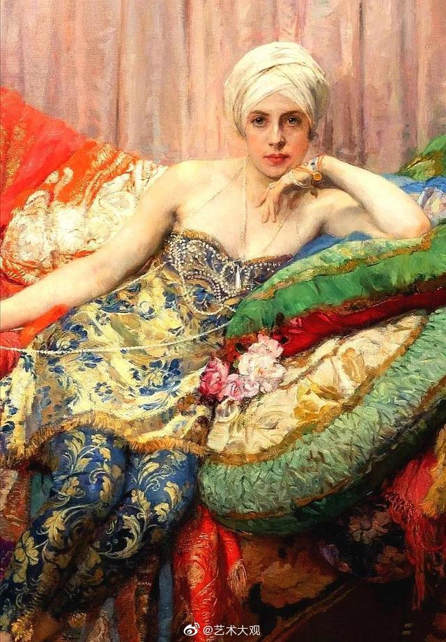 比利时画家赫尔曼·吉思·里希尔油画人物作品欣赏-1赫尔曼·里希尔