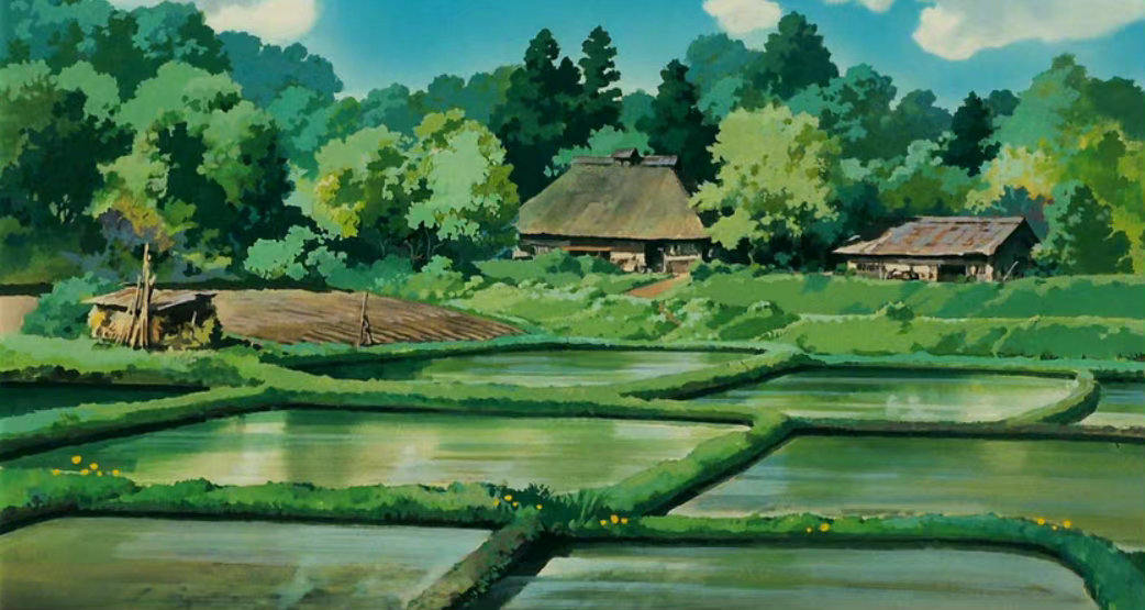 动漫中的夏日乡村场景,清新治愈__财经头条