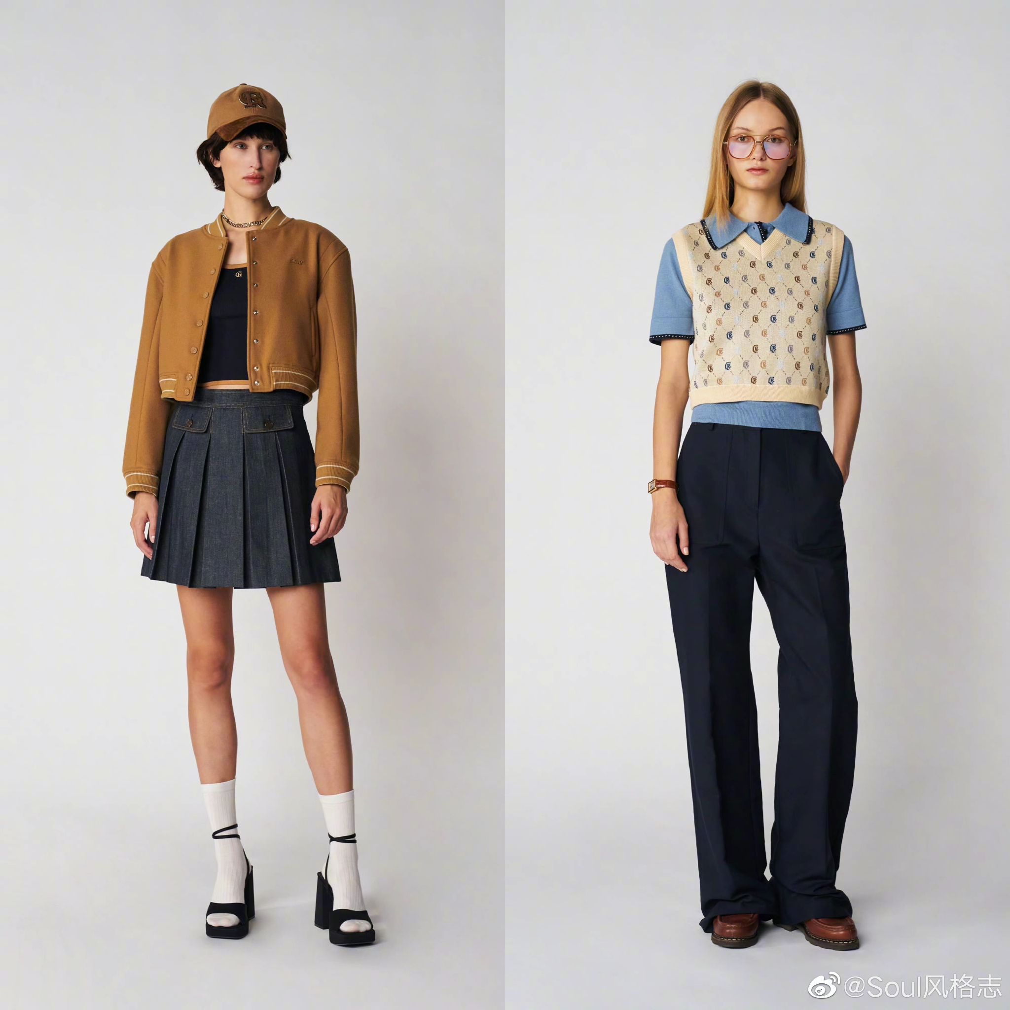 GROVE 2022秋冬Lookbook 秋冬的轻复古学院风穿搭,这季依然优秀__财经头条