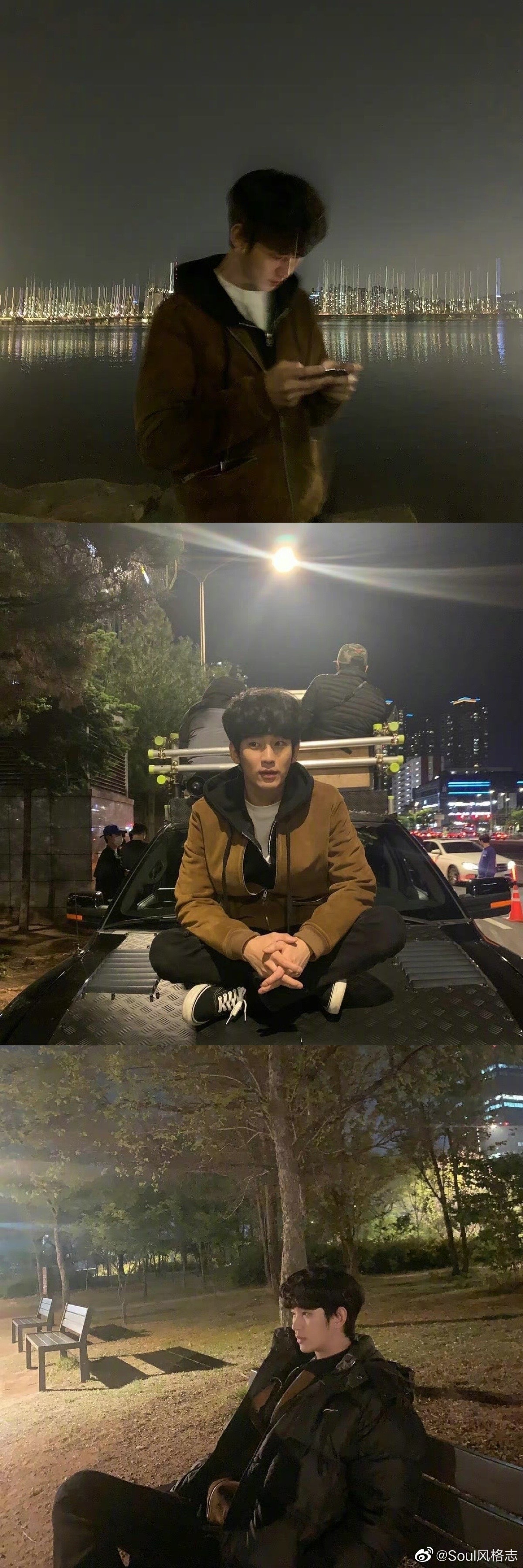 金秀贤ins照片分享在新剧某一天