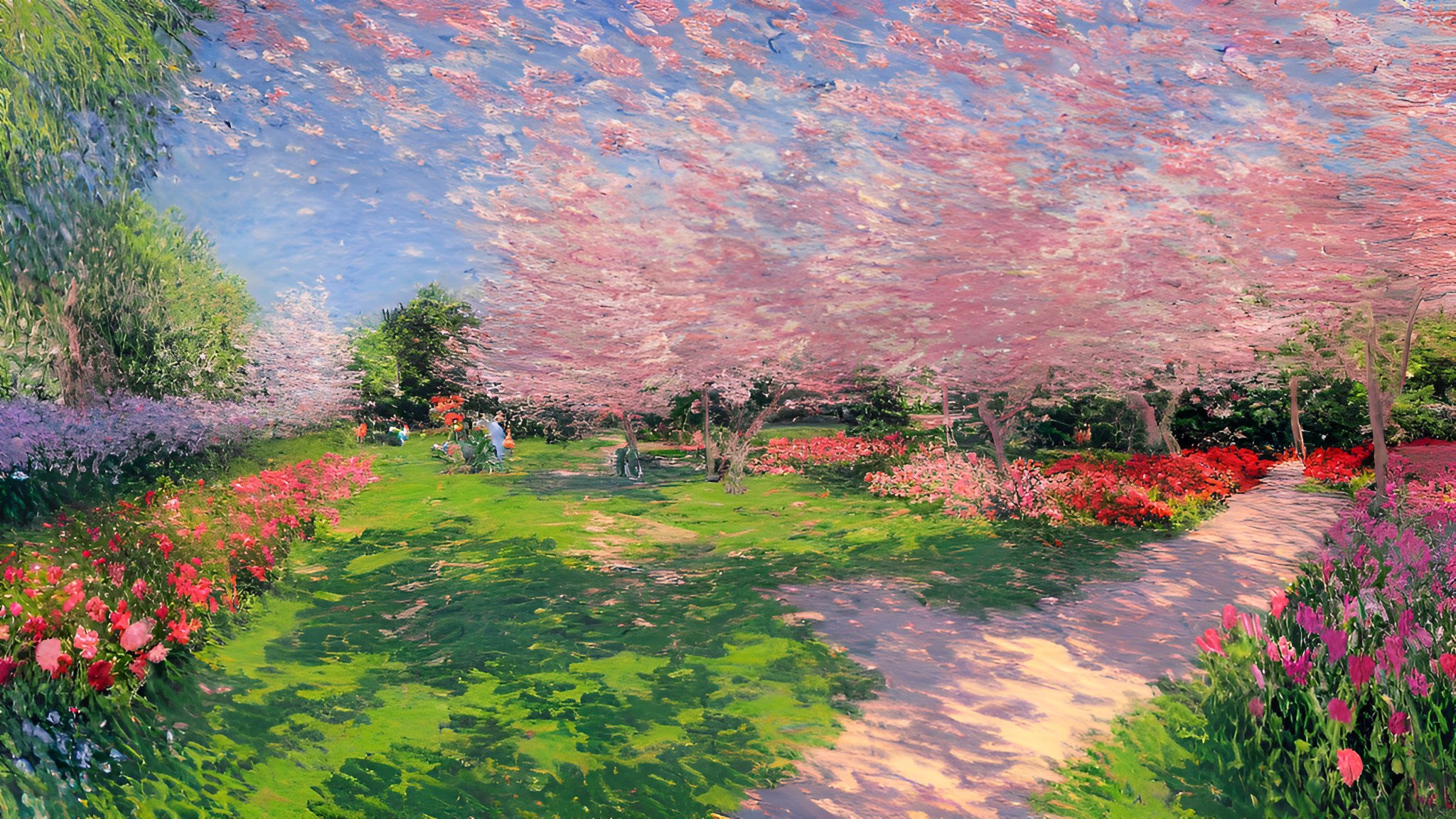 莫奈风ipad壁纸|ipad|莫奈|壁纸_新浪新闻