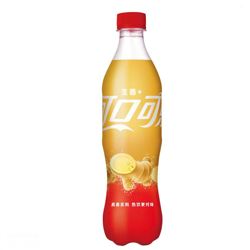 可口可乐生姜味碳酸饮料12瓶*500ml