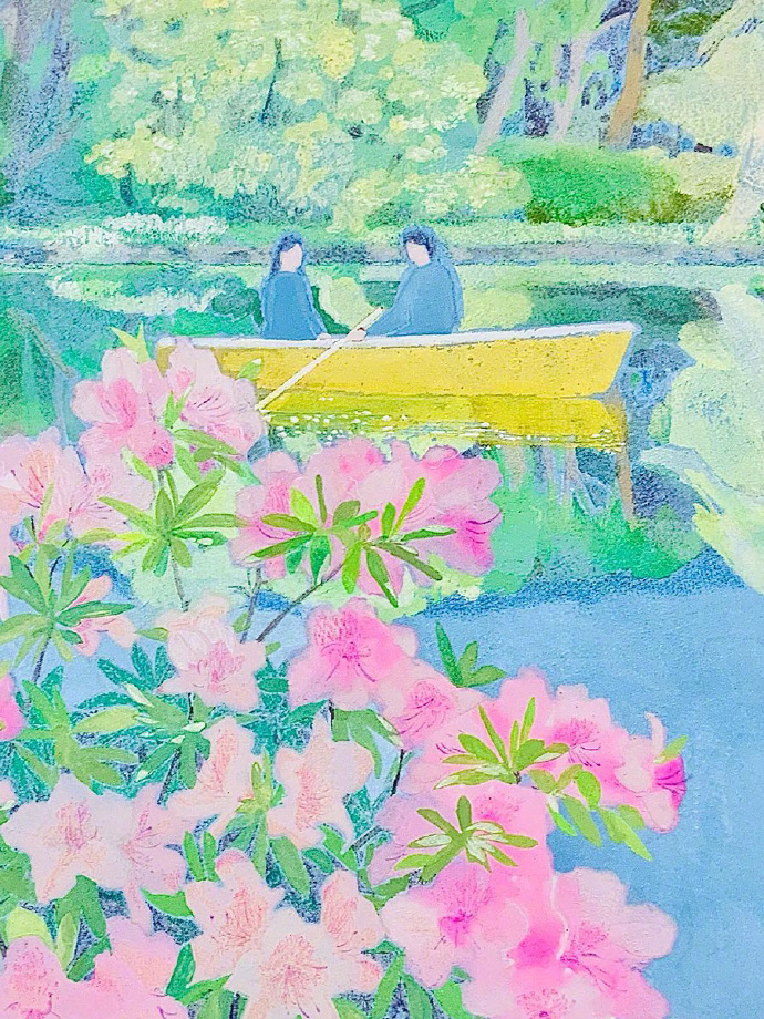 来自日本插画师 isozaki nana 治愈系插画设计