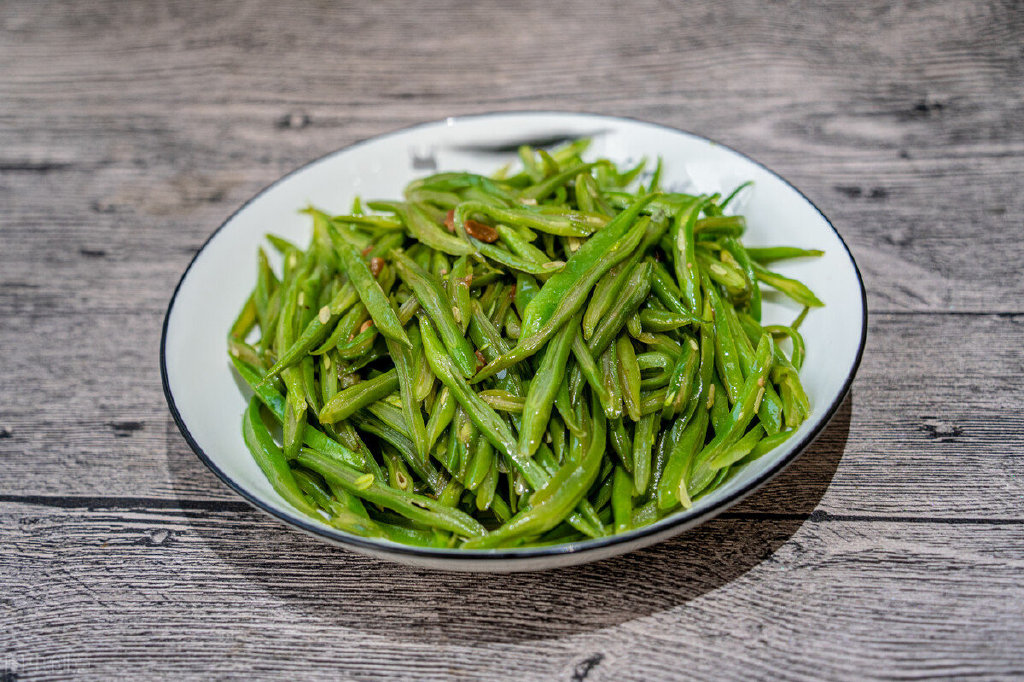 五,清炒四季豆.