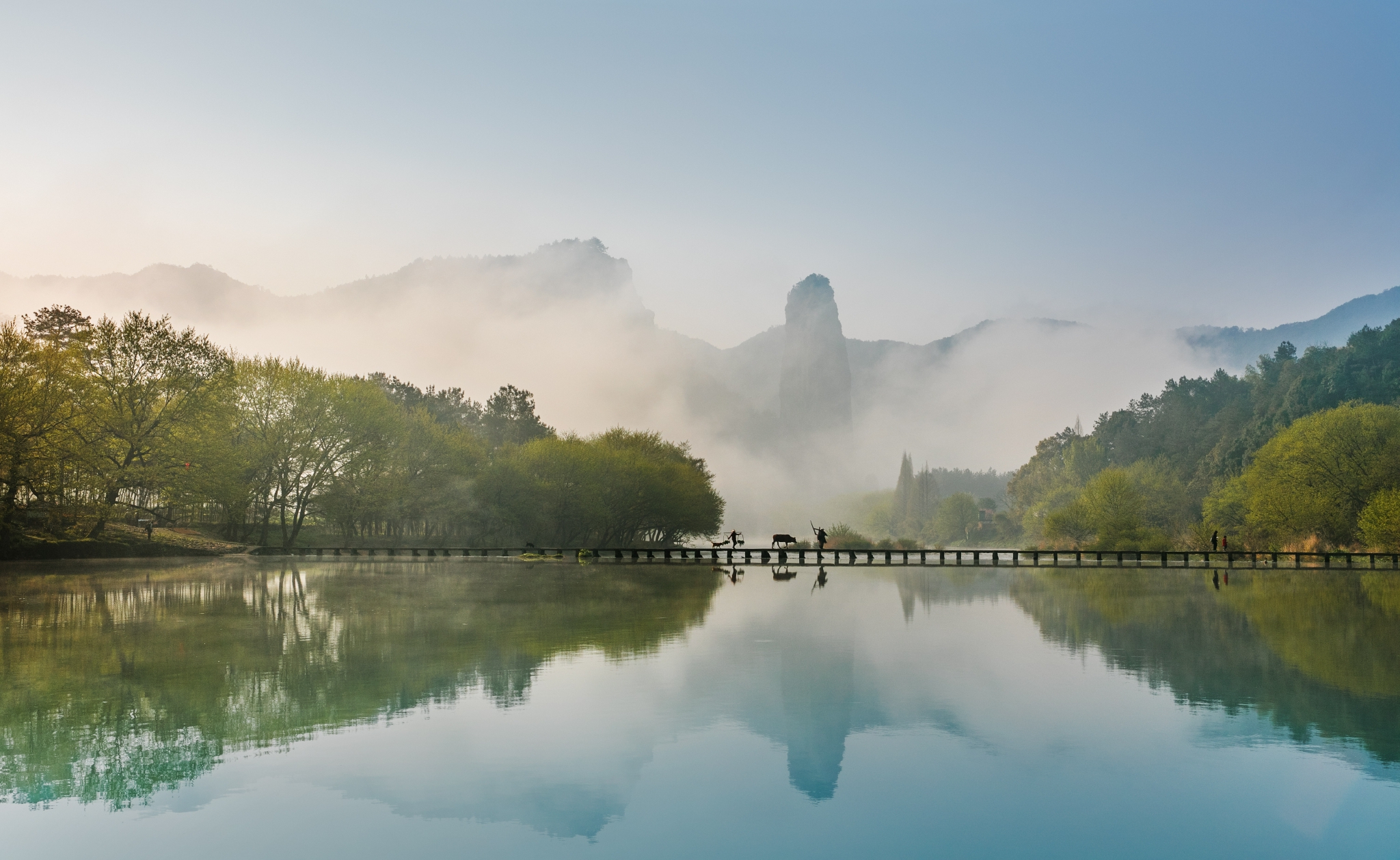 浙江丽水缙云仙都风景