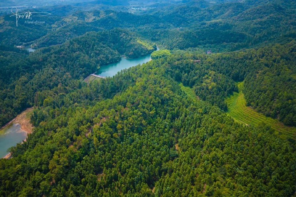 航拍40度高温下的甘岭水库,旁边就是有112年历史的长乐林场休闲区蓝鸢梦想 - Www.slyday.coM 航拍40度高温下的甘岭水库,旁边就是有112年历史的长乐林场休闲区蓝鸢梦想 - Www.slyday.coM
