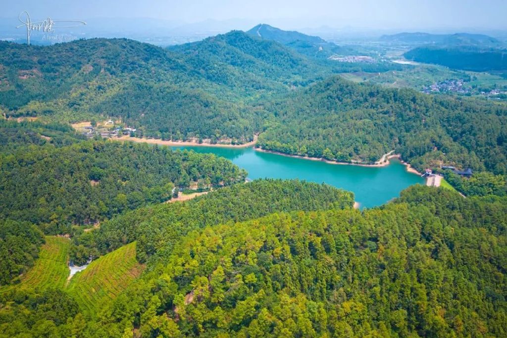 航拍40度高温下的甘岭水库,旁边就是有112年历史的长乐林场休闲区蓝鸢梦想 - Www.slyday.coM 航拍40度高温下的甘岭水库,旁边就是有112年历史的长乐林场休闲区蓝鸢梦想 - Www.slyday.coM