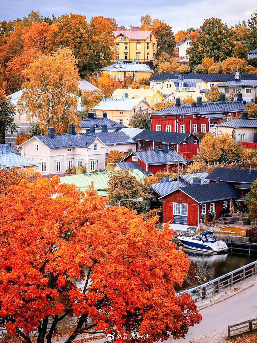 芬兰波尔沃住进动漫里的童话小镇