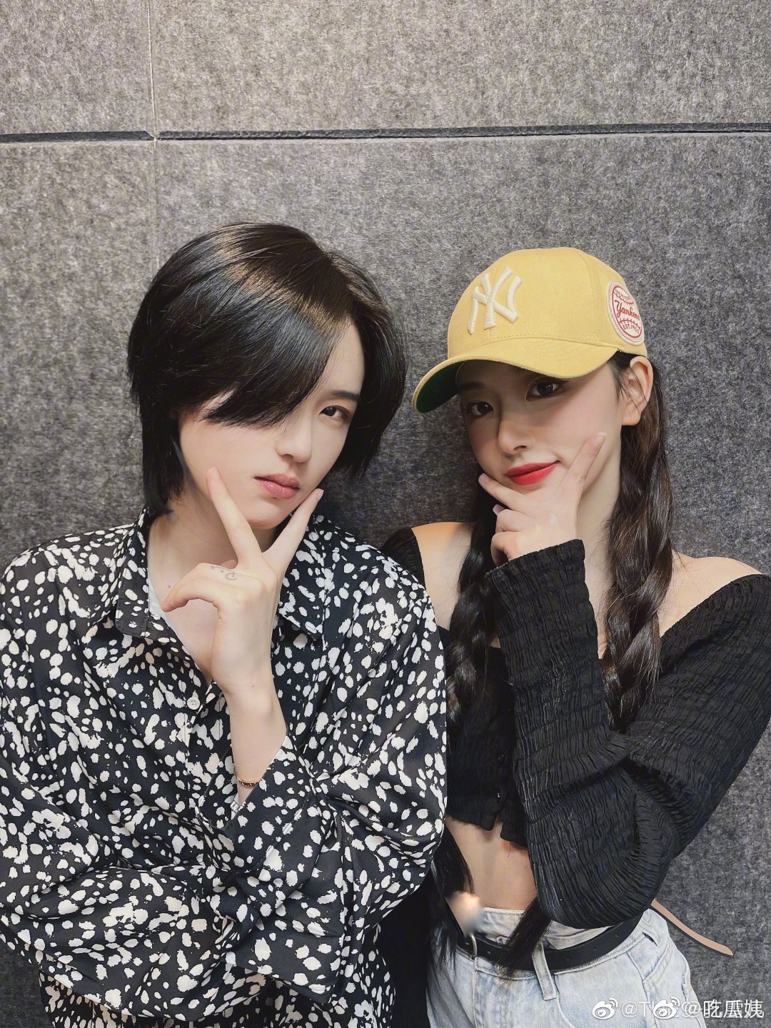 the9孔雪儿和陆柯燃的合照,两位plmm_高清图集_新浪网