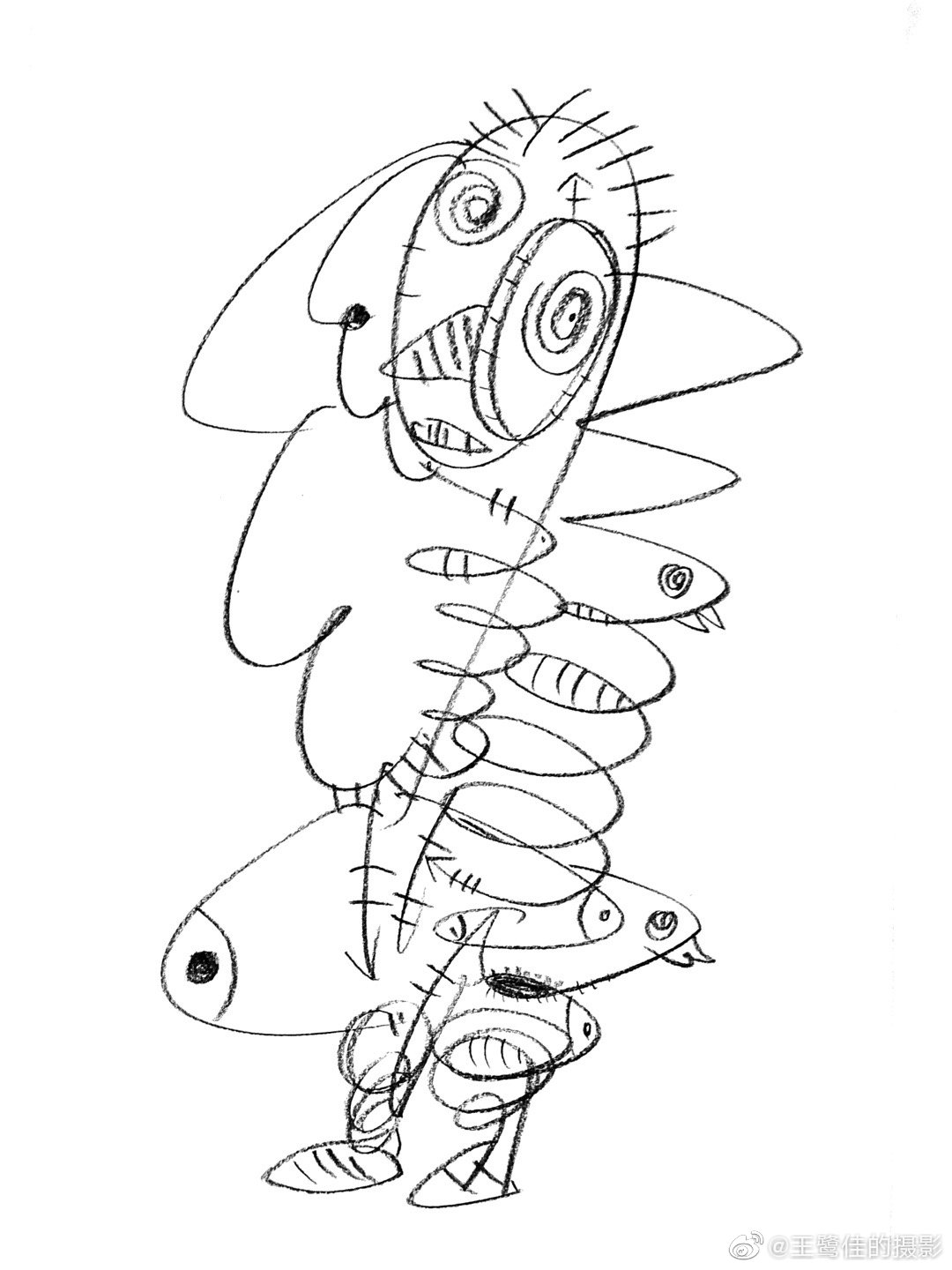 王鹭佳印象意象心象抽象画象