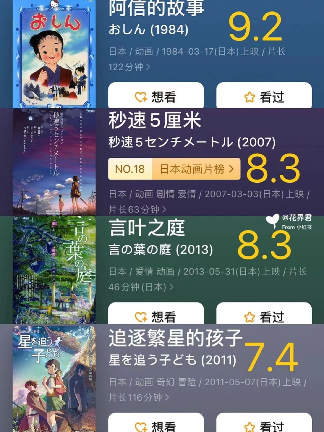 32部豆瓣高分治愈系日漫电影推荐 看完后会变快乐，收着！__财经头条