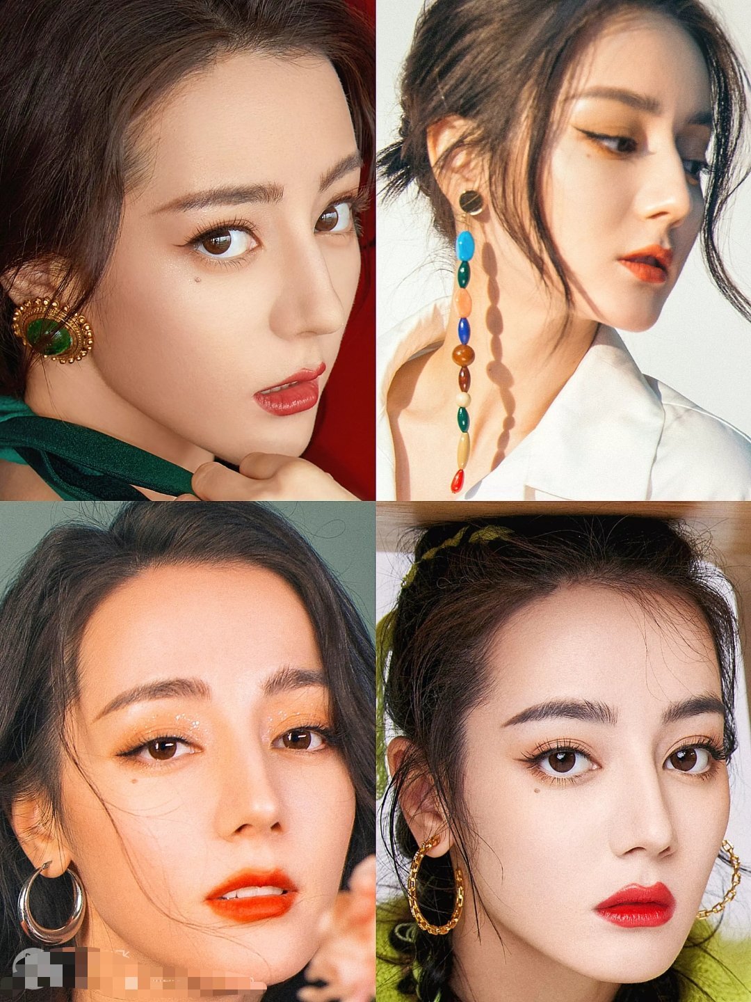 迪丽热巴耳环合集,你最喜欢哪一款?__财经头条