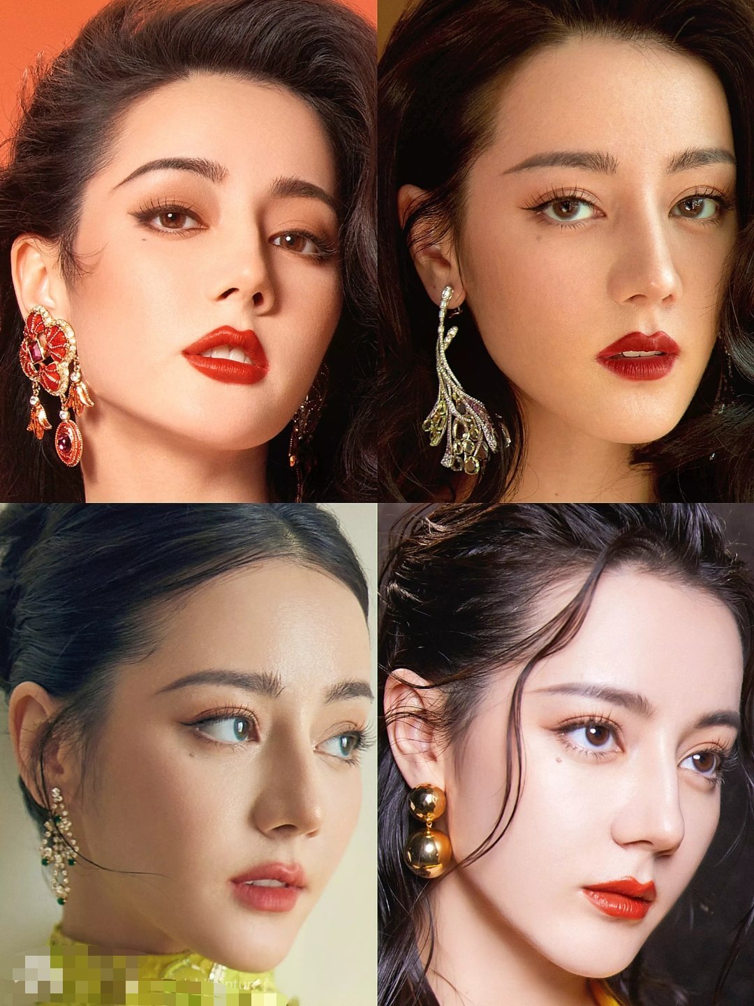 迪丽热巴耳环合集,你最喜欢哪一款?__财经头条