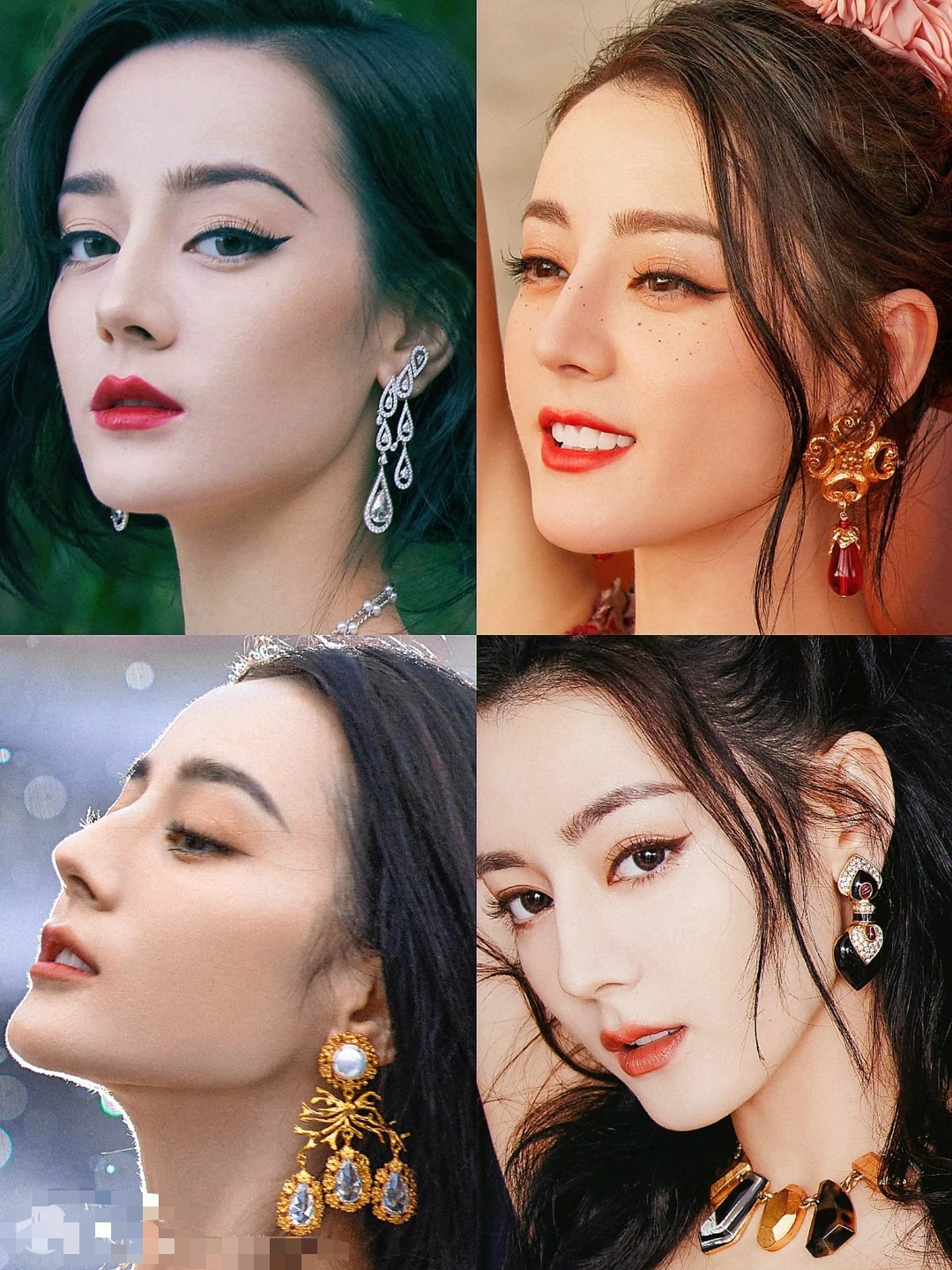 迪丽热巴耳环合集,你最喜欢哪一款?__财经头条