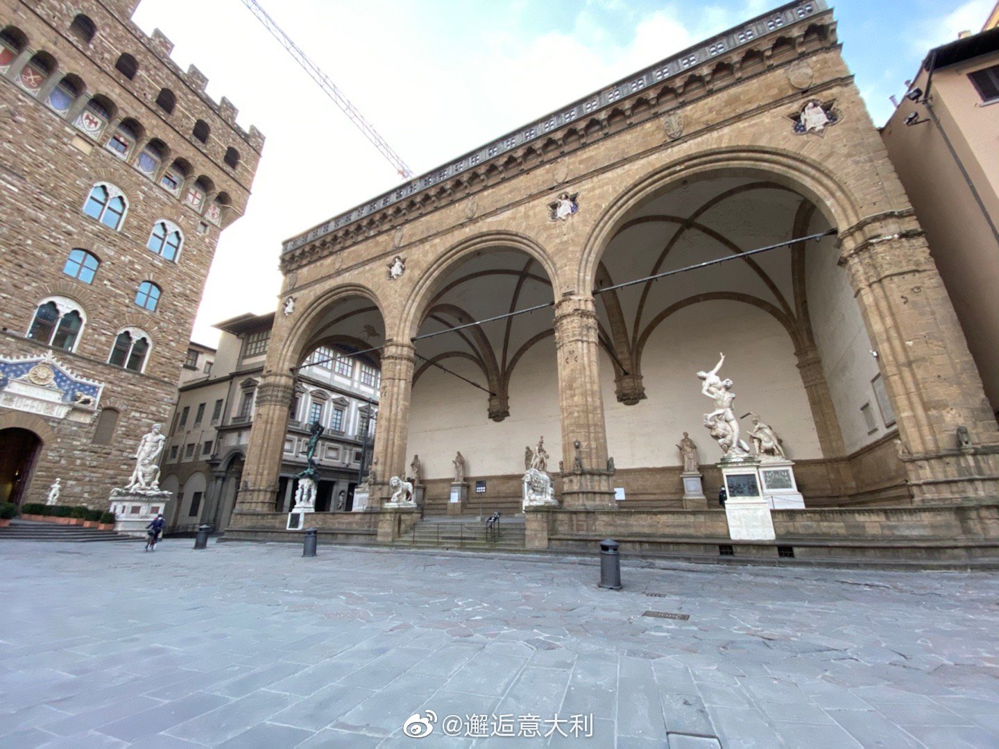 佛罗伦萨佣兵凉廊(loggia dei lanzi)这座露天博物馆……_高清图集