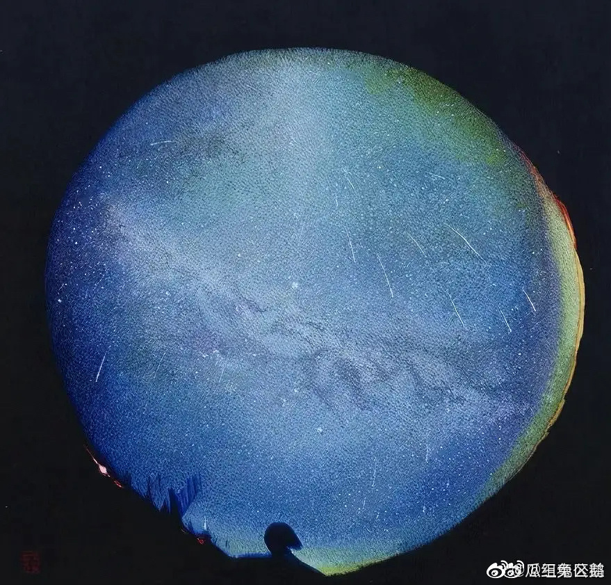 苏州绣娘陈英华的刺绣 x 星空系列,好牛啊