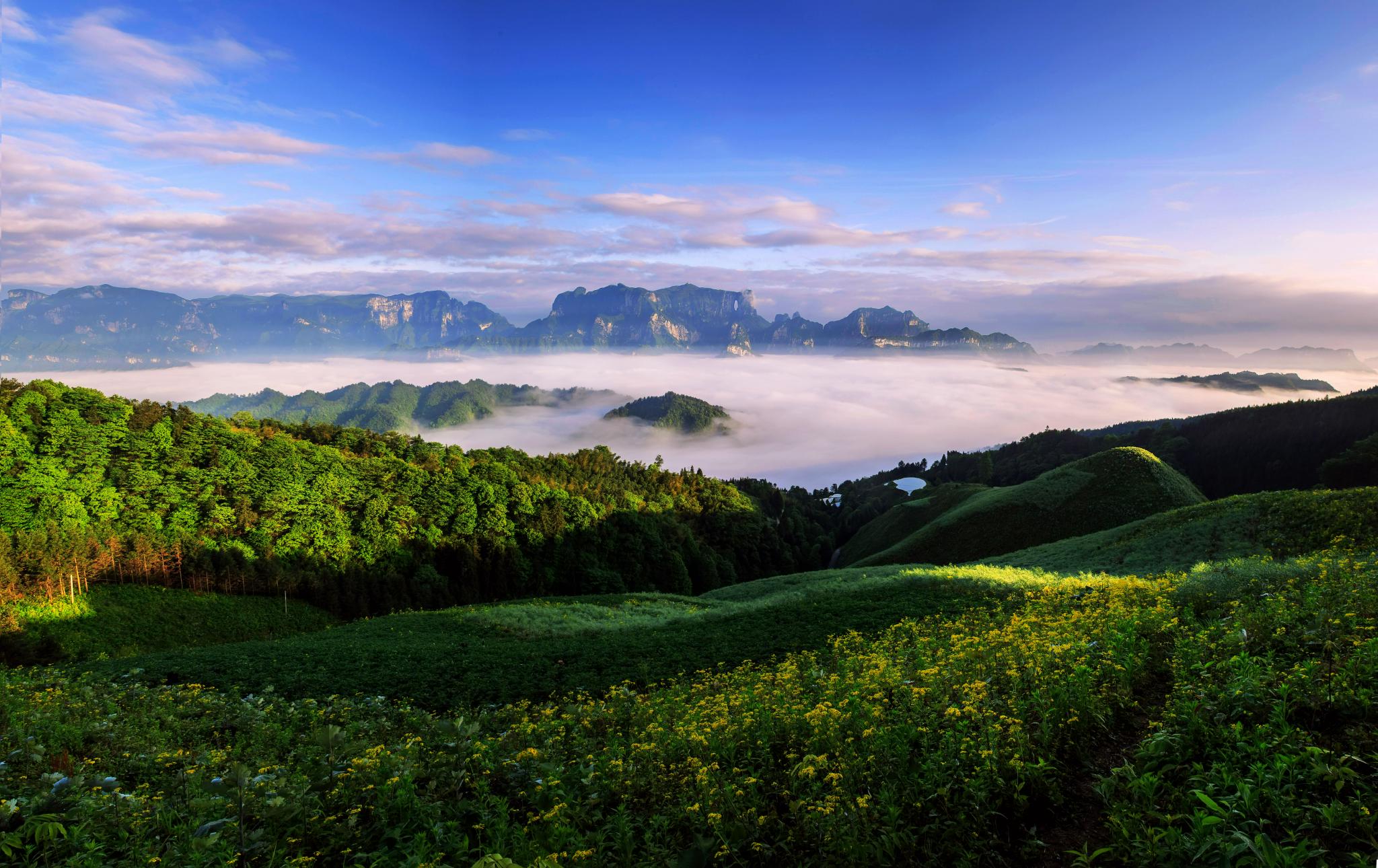你见过春天的天门山吗?__财经头条