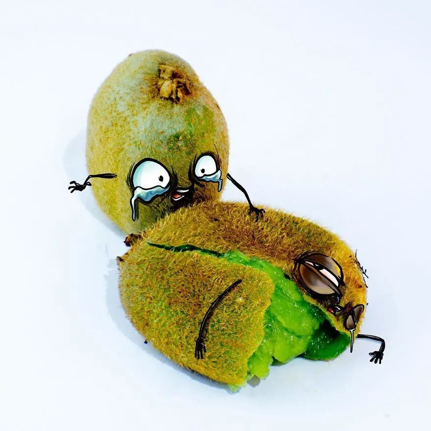 他把水果变成卡通人物,夸张的表情,让人看完很过瘾|阿尔贝托|水果