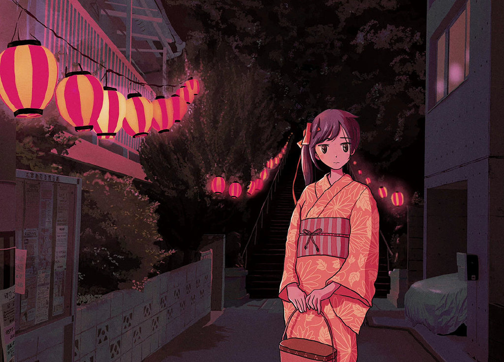 小清新又不失个性的人物插画，色彩浓郁，色调柔和且氛围感强休闲区蓝鸢梦想 - Www.slyday.coM