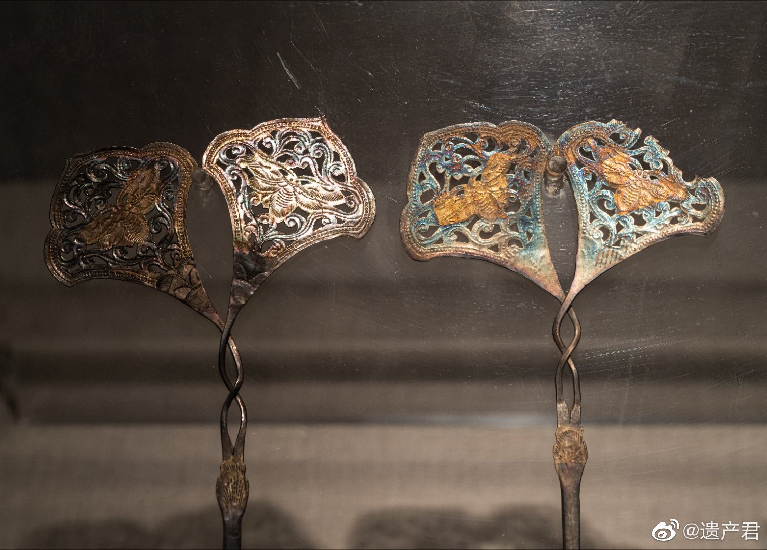 洛阳博物馆收藏的唐代银簪