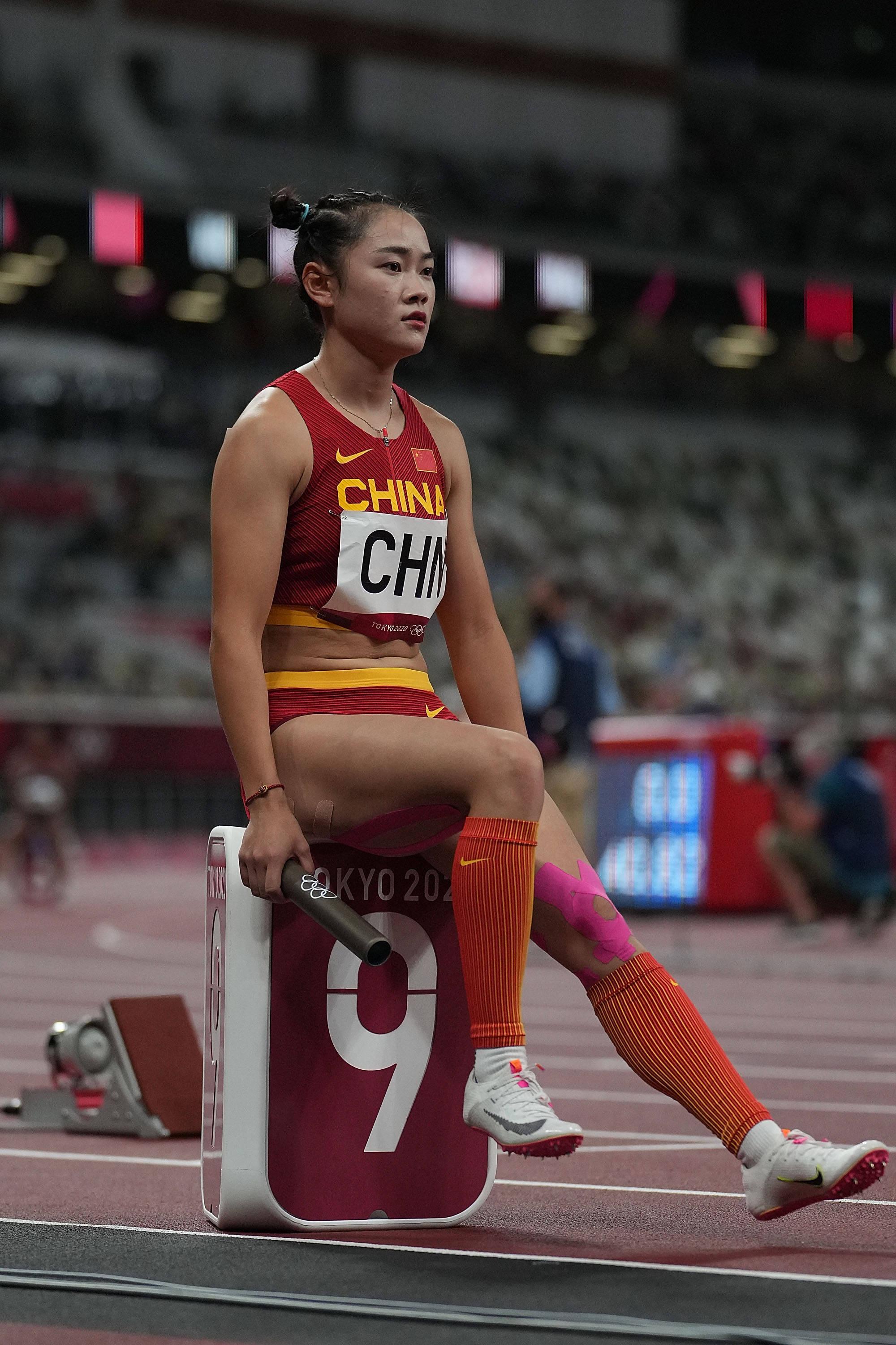 田径——中国队出战女子4x100米接力决赛