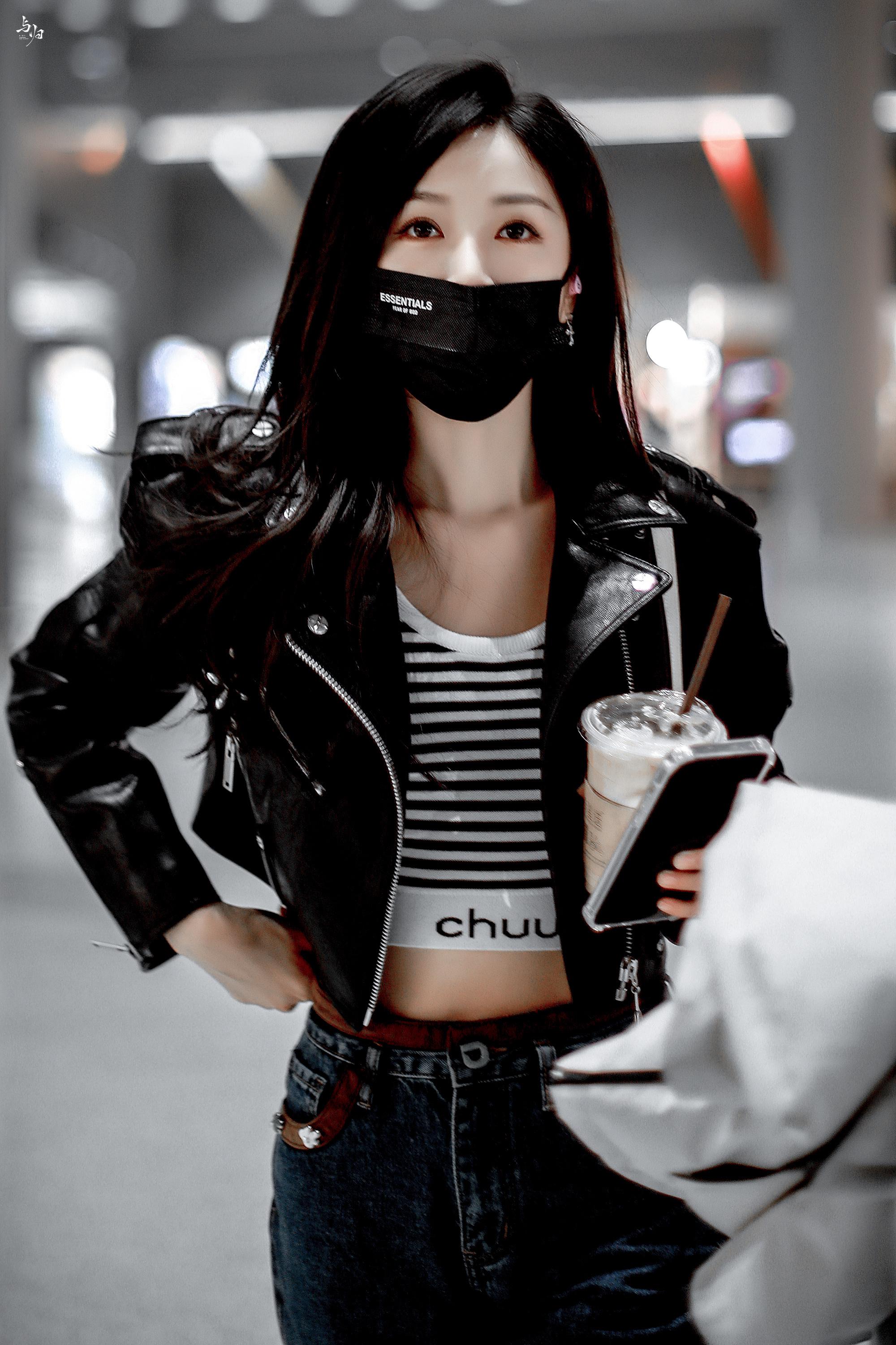 吴宣仪今日机场出发饭拍小选真的好飒