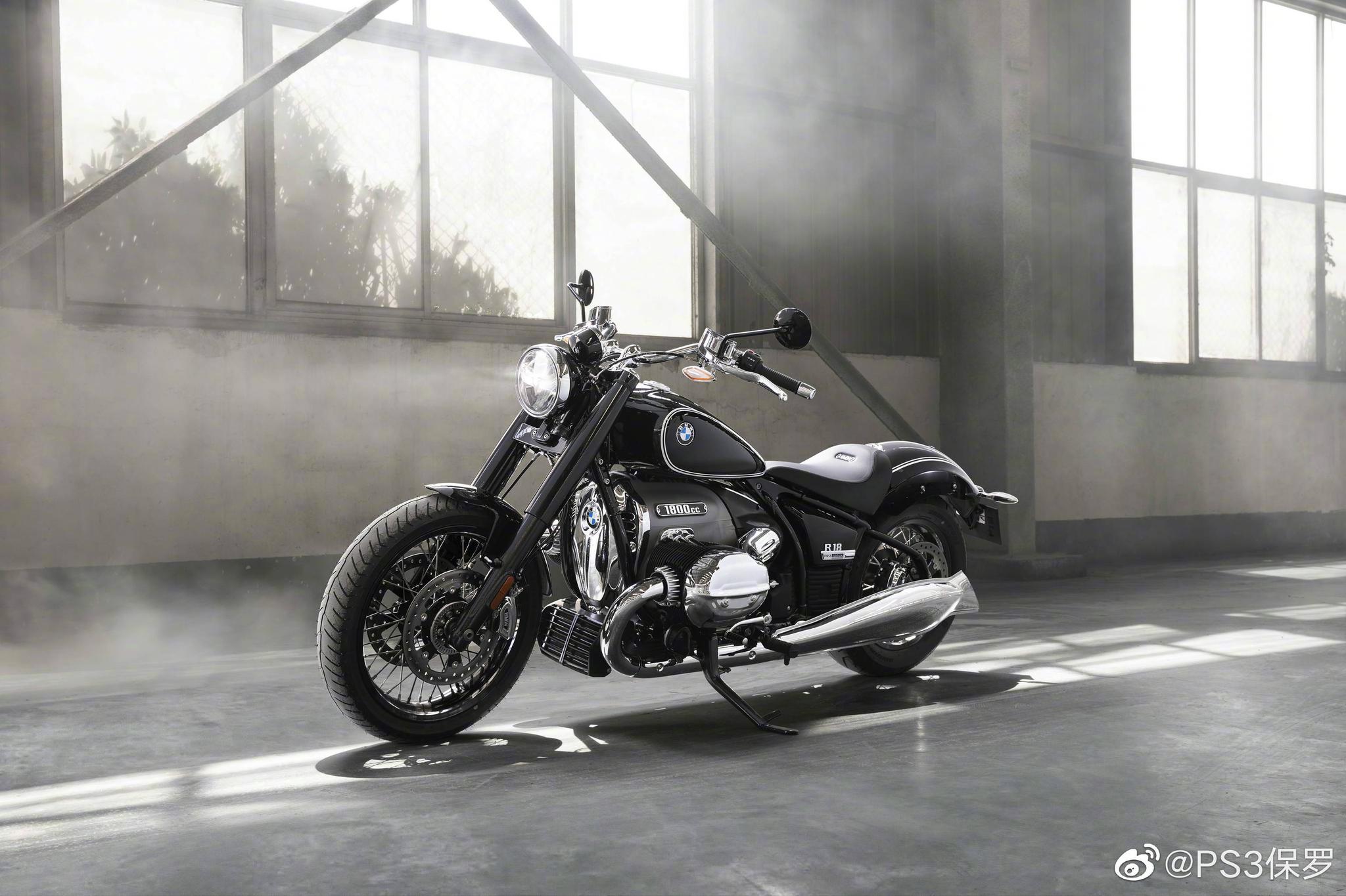 宝马全新复古巡航摩托车bmw r 18开启预售 整车设计致敬1936年bmw r