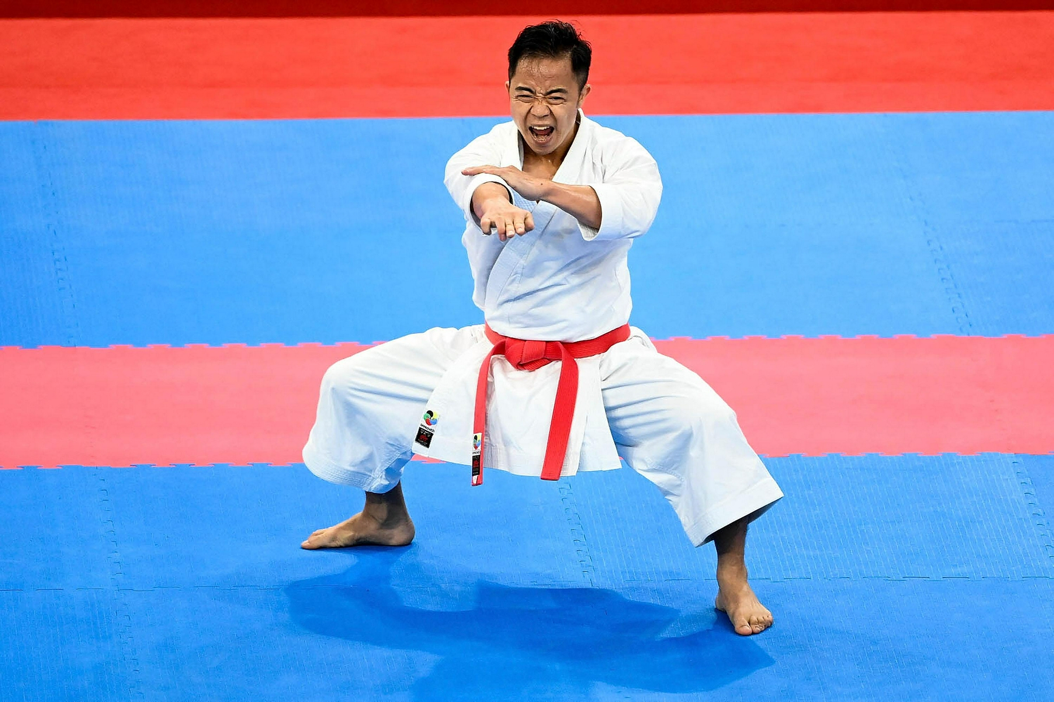 (全运会)空手道——母世科夺得男子个人型比赛冠军