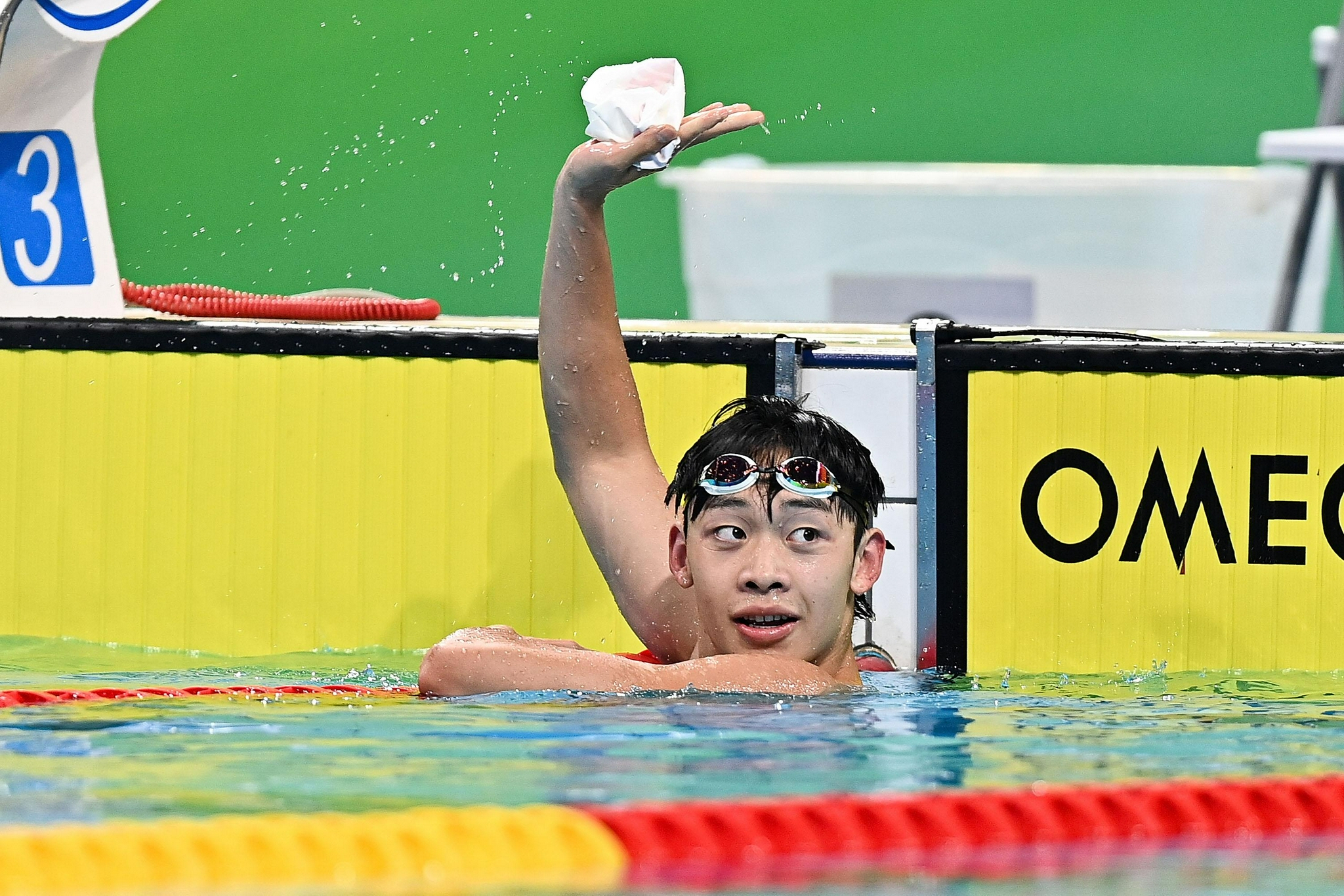 9月23日,山东队选手程龙在比赛中.最终,他获得季军.