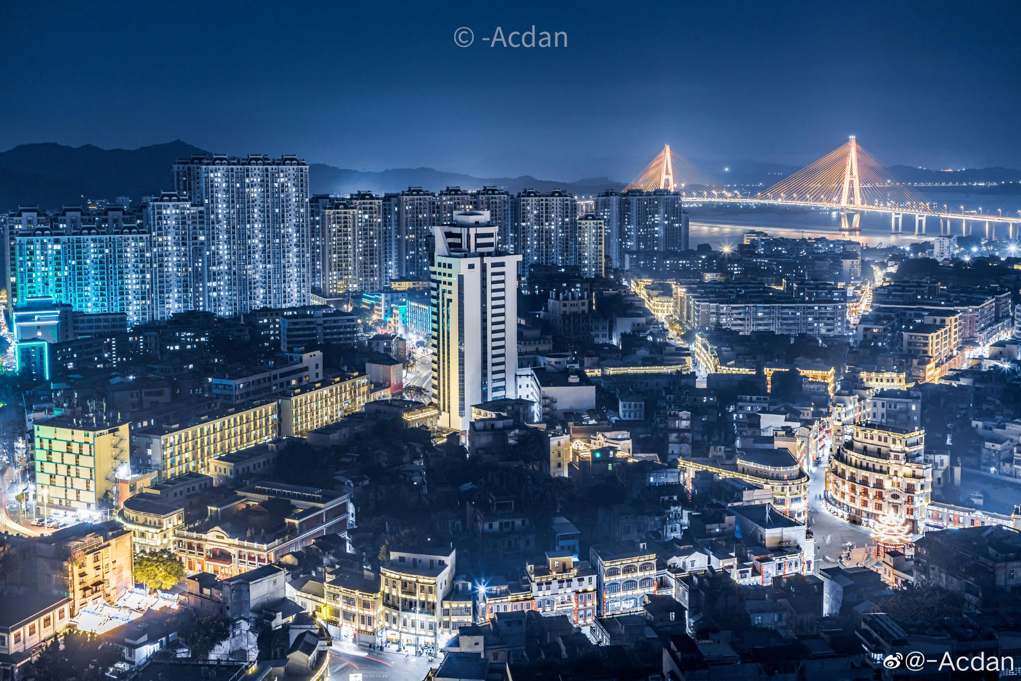 汕头老城夜景摄影