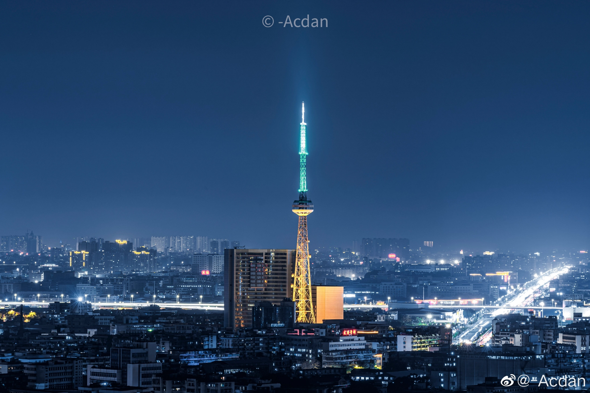 汕头老城夜景摄影