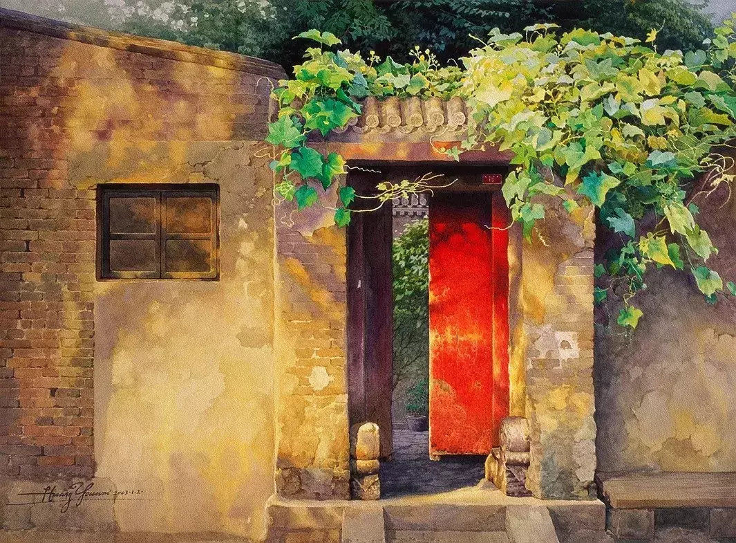 来自插画师 @黄有维水彩 水彩绘画作品~__财经头条