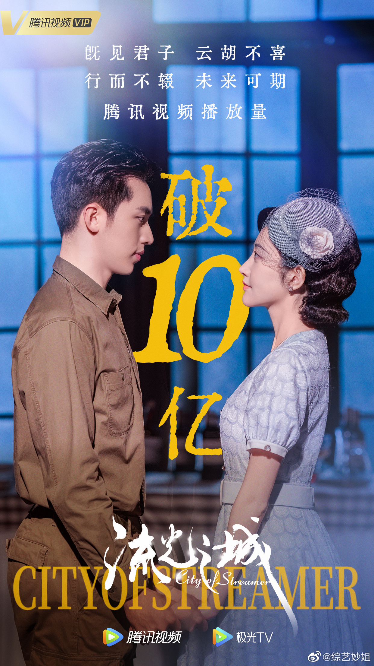由景甜、许魏洲主演的《流光之城》播放量破10亿……__财经头条
