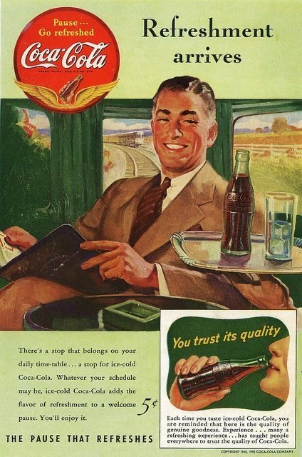 早期的可口可乐广告|可口可乐|广告_新浪新闻