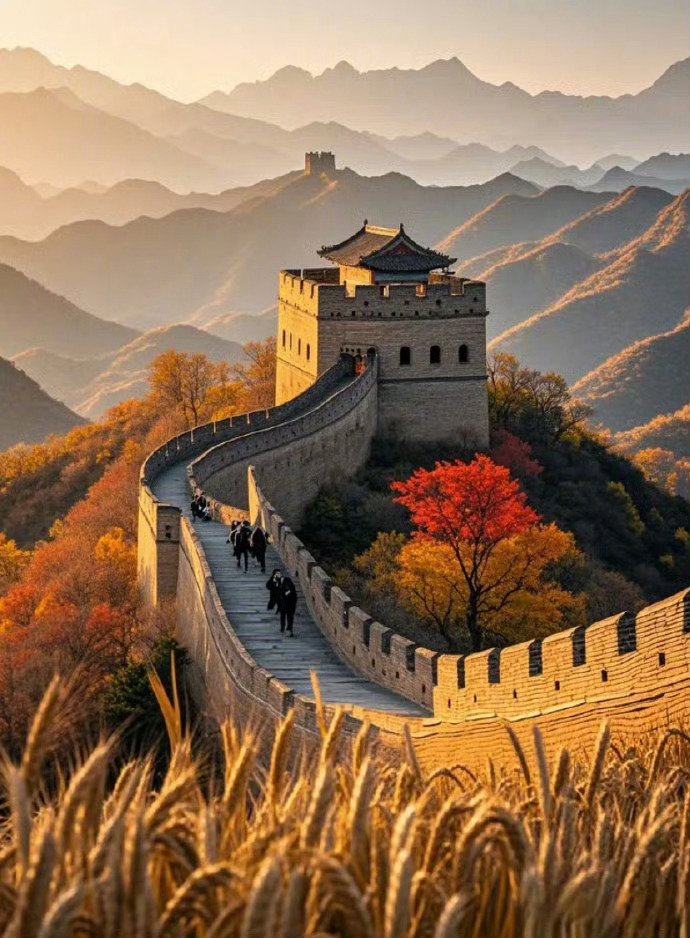 最美中华——万里长城万里长,守护家国美名扬!