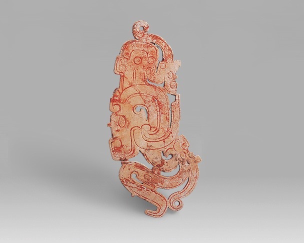 兽形饰新石器时代红山文化玉夔龙商晚期人龙纹玉佩