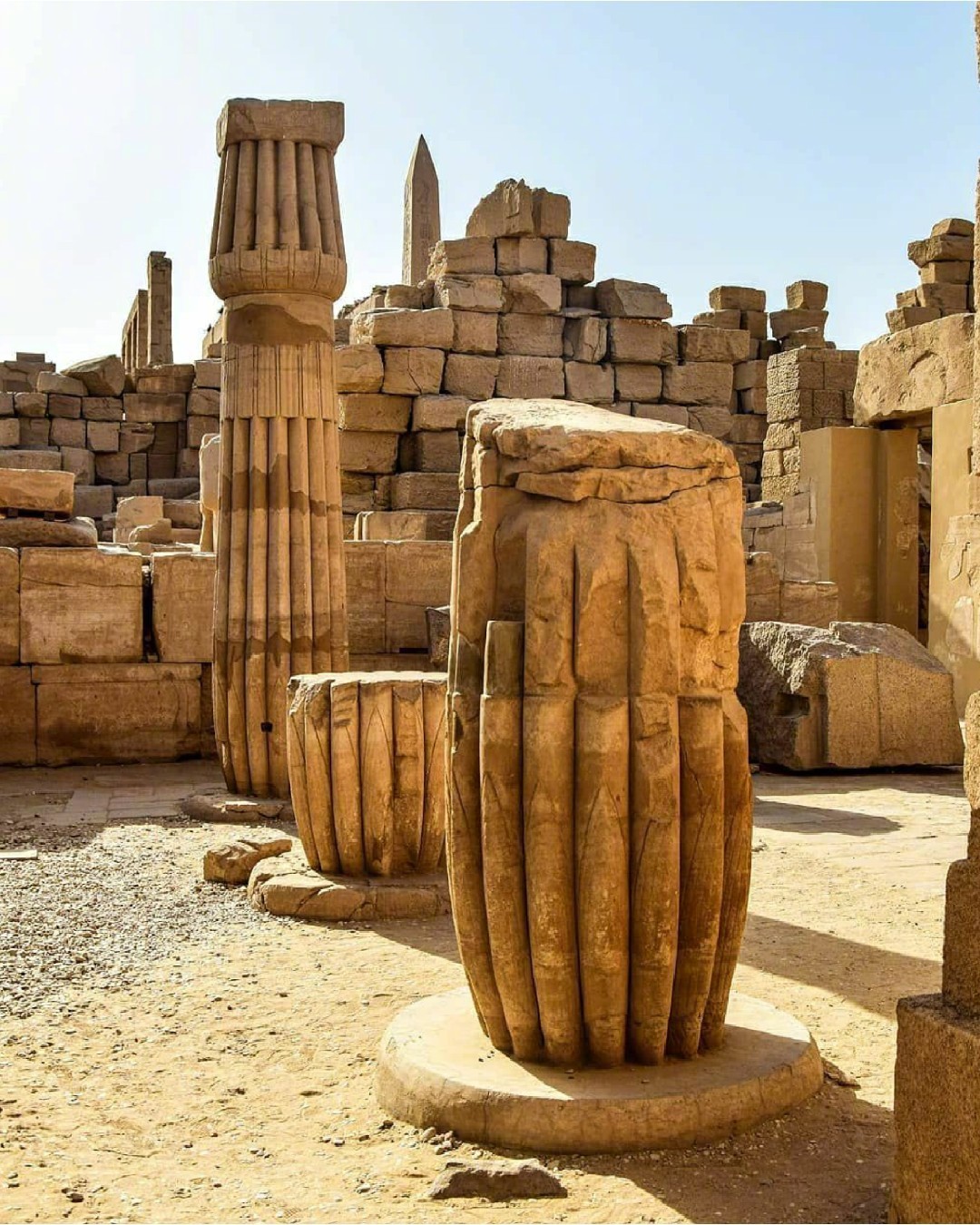 世界上最大的古代宗教遗址埃及卡尔纳克神庙