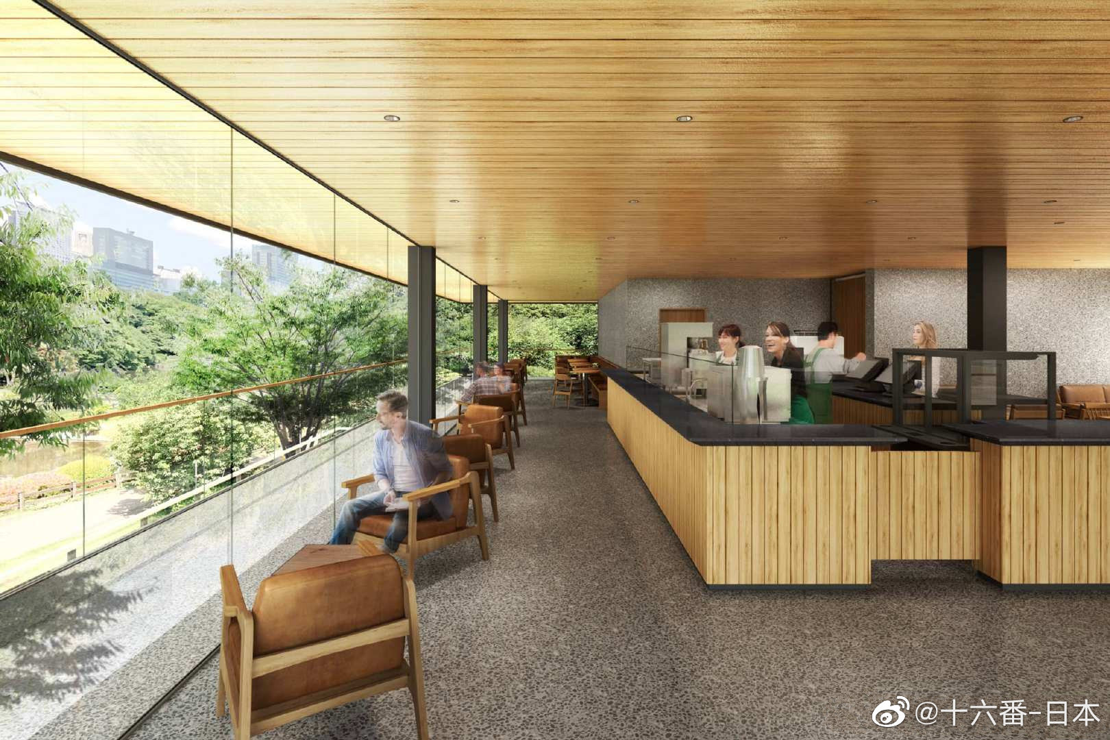 日本星巴克于3月日在东京新宿御苑开设了新店 日本星巴克于3月日在东京新宿御苑开设了新店