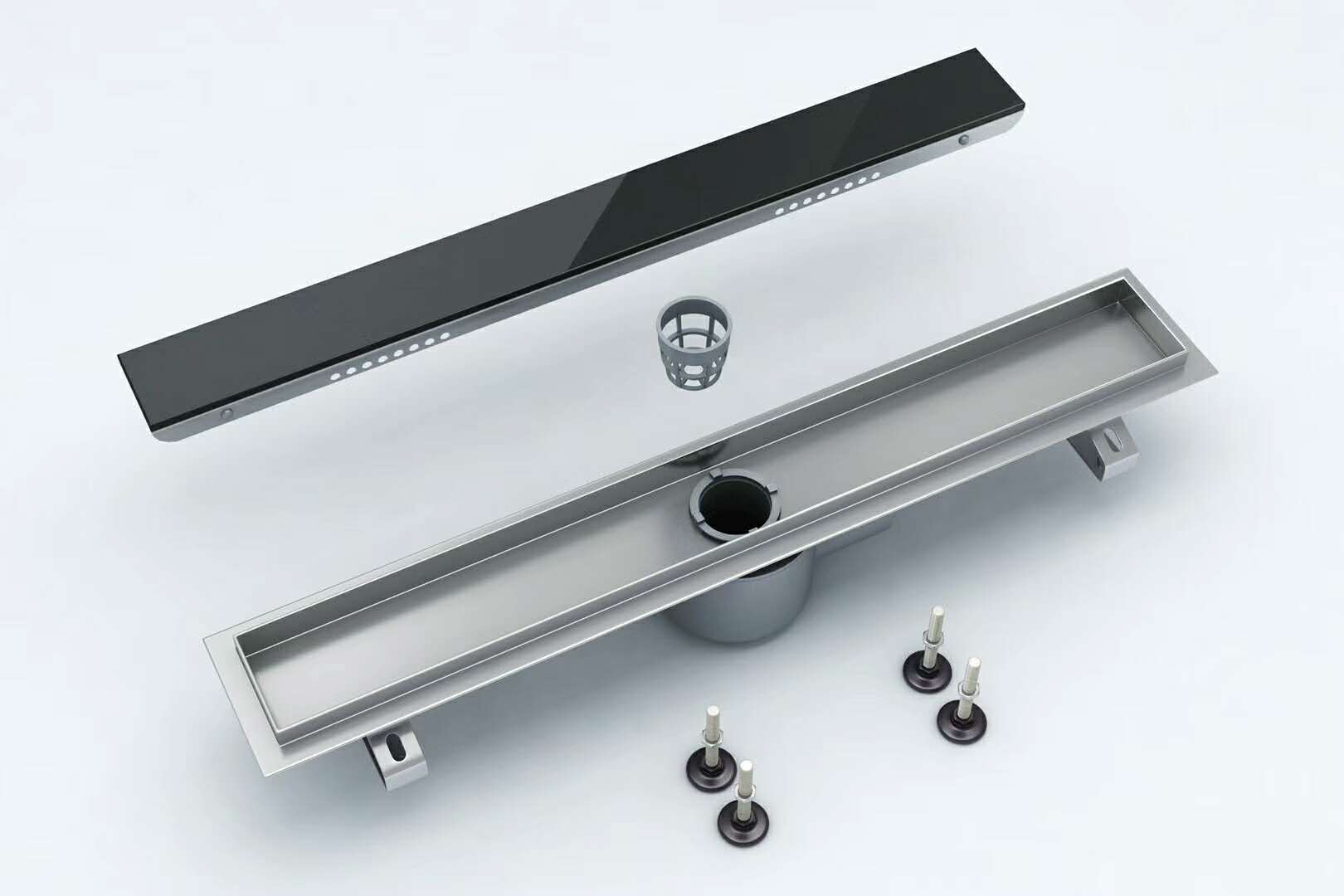 关于隐藏式地漏的产品细节.这件小产品绝对能提升洗手间整体格调