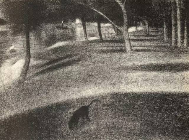 素描丨修拉 Georges Seurat|乔治·修拉|修拉|素描_新浪新闻