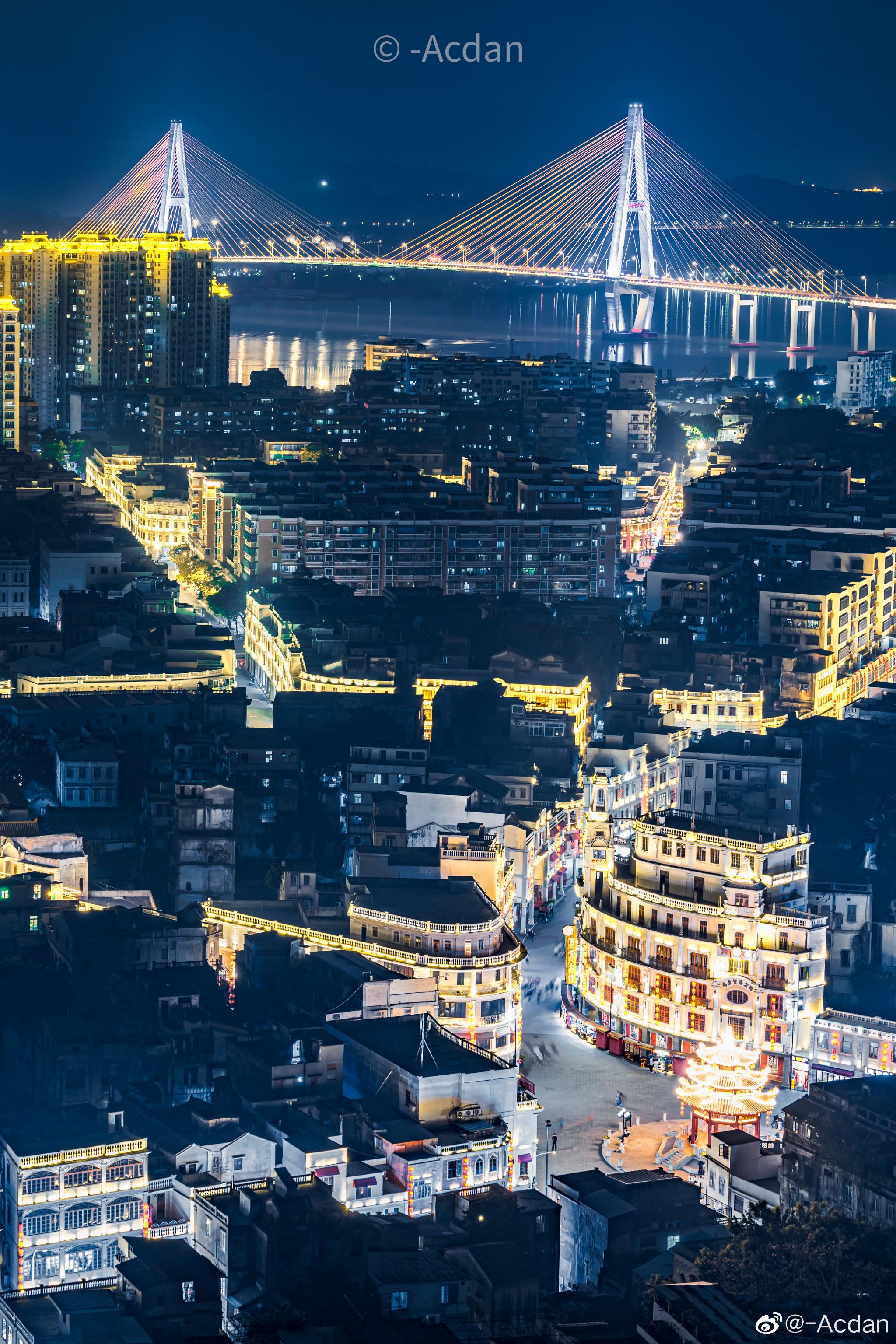 汕头老城夜景摄影