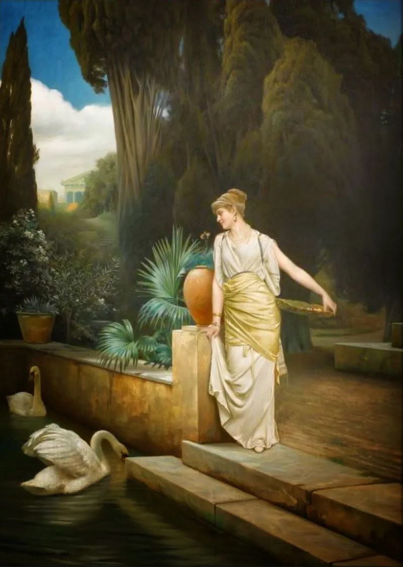 这么唯美的油画!糟糕!是心动的感觉