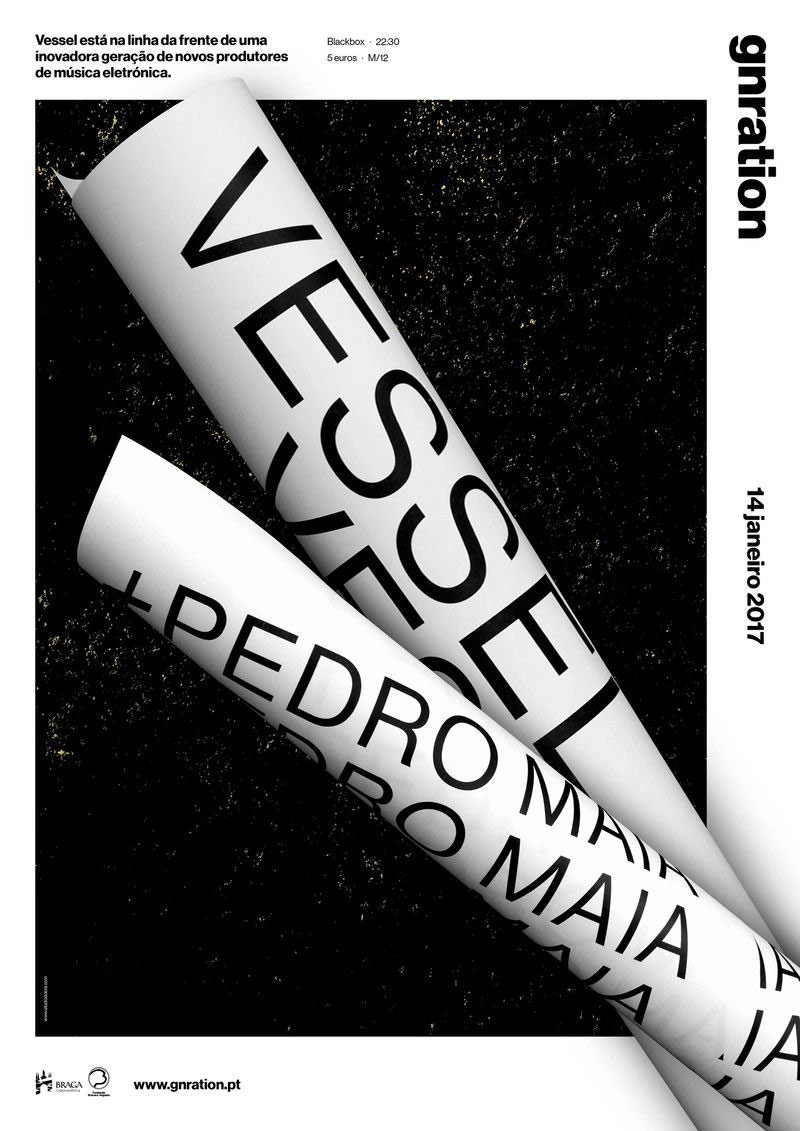 一组立体感字体海报设计来自葡萄牙dobra设计工作室