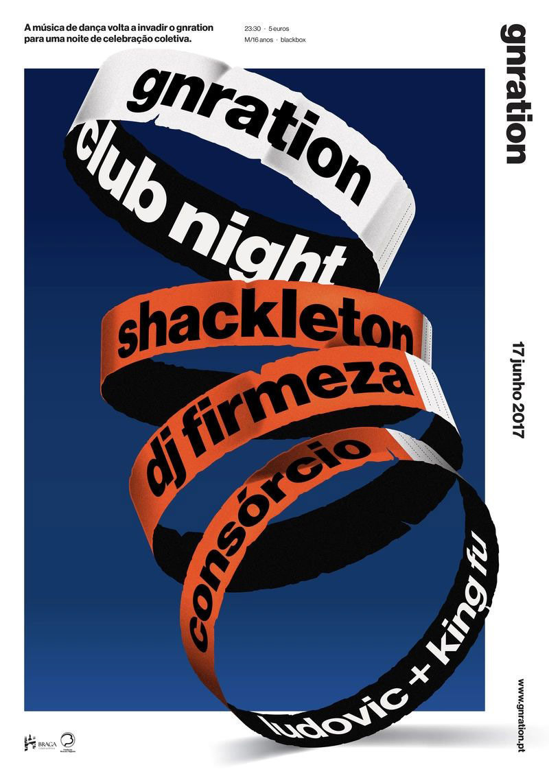 一组立体感字体海报设计来自葡萄牙dobra设计工作室