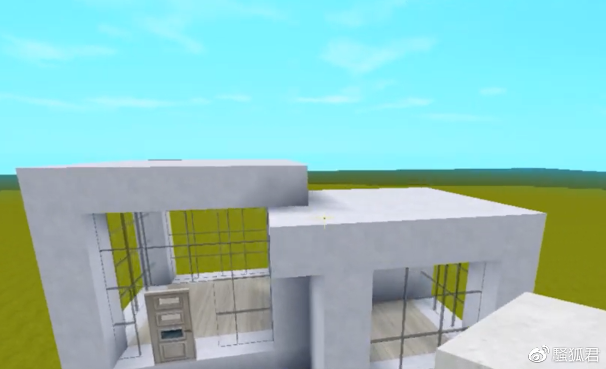 迷你世界火柴盒组合出来的别墅很有艺术感新手也能搭建出来